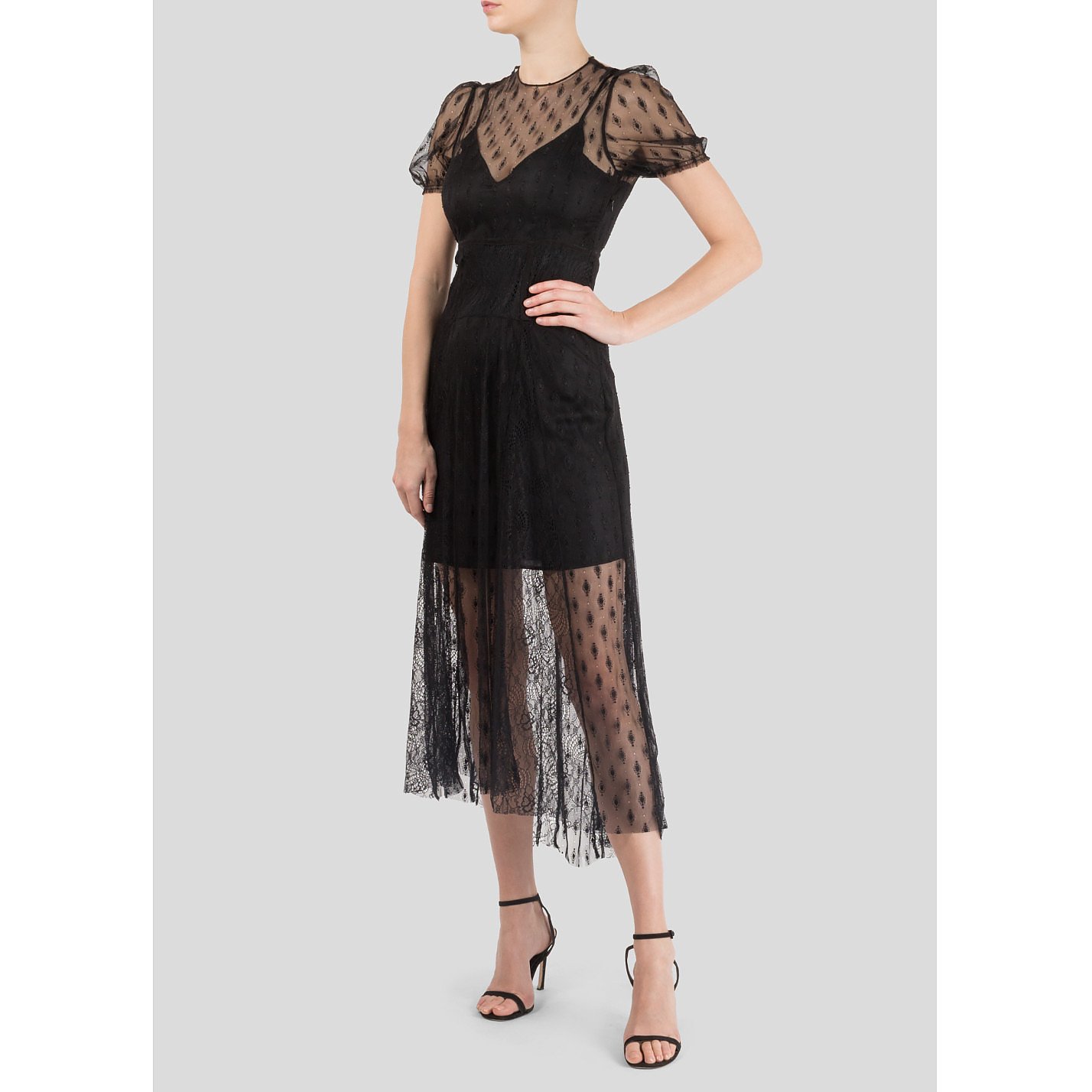 Maje Ramsey Embroidered Lace Dress 