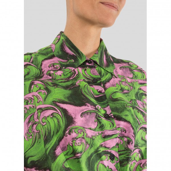 McQ Printed Tie-Up Shirt