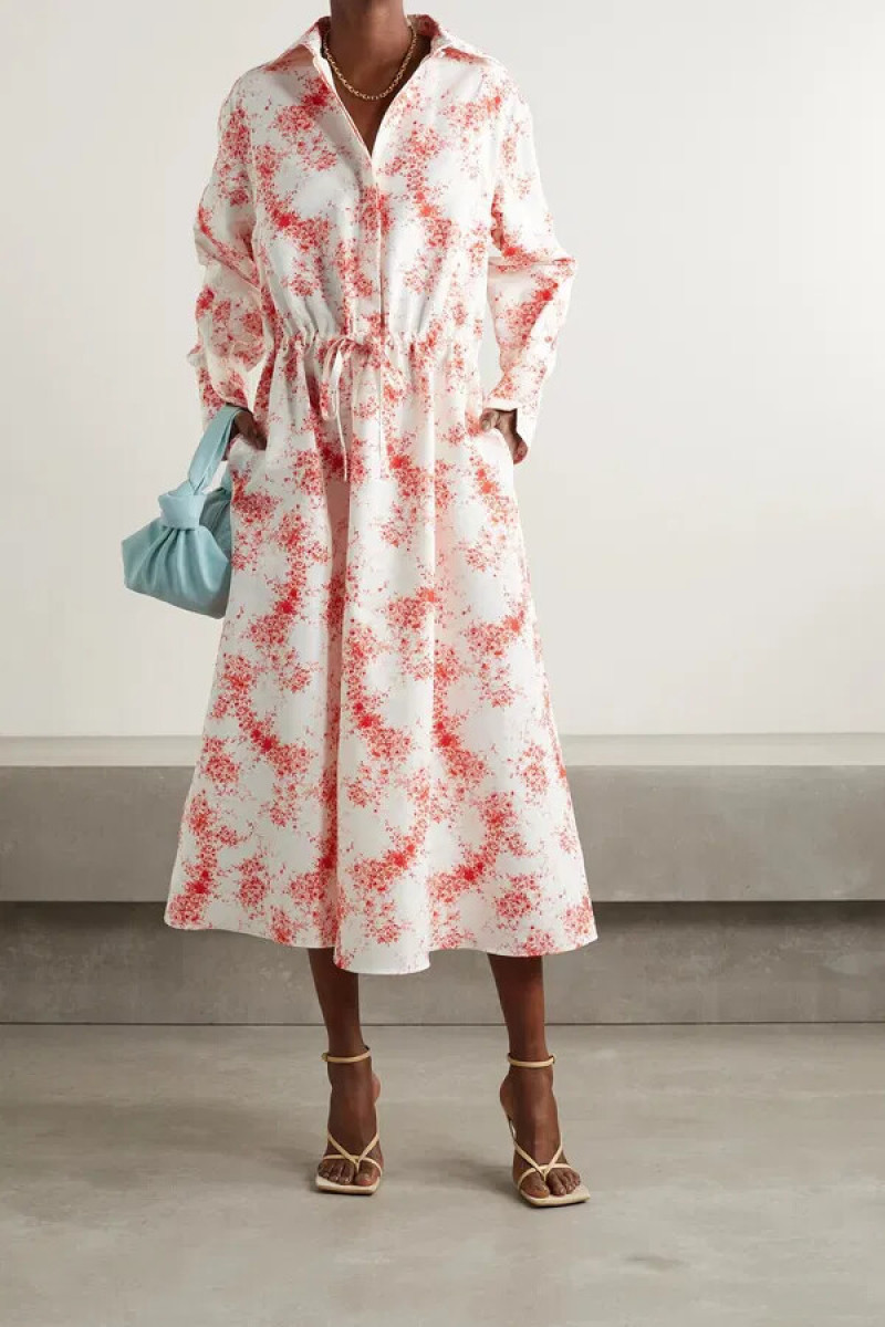 Valentino Floral-Print Cotton And Silk-Blend Faille