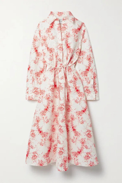 Valentino Floral-Print Cotton And Silk-Blend Faille