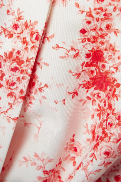 Valentino Floral-Print Cotton And Silk-Blend Faille