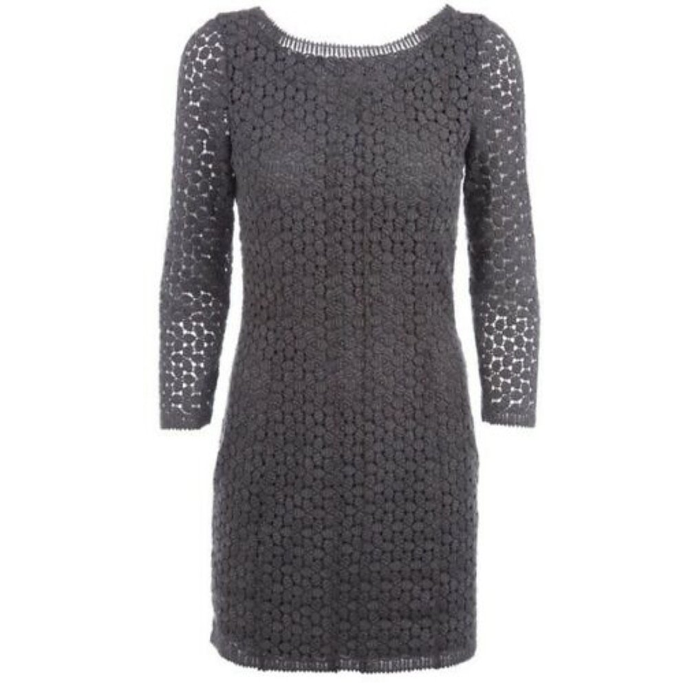 Diane von Furstenberg Caritan Crochet Mini Dress