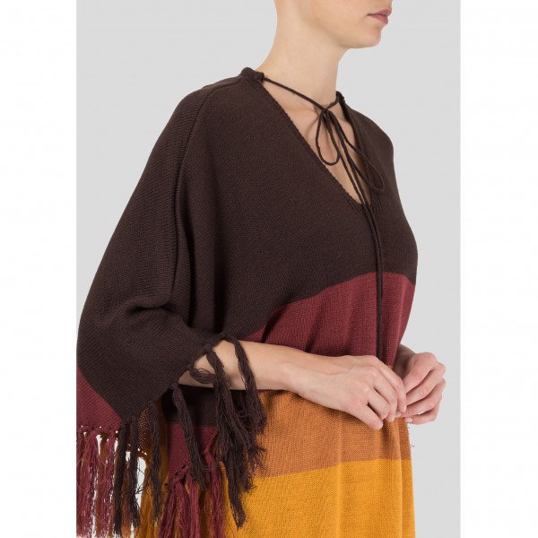 Rock The Jumpsuit Knitted Poncho