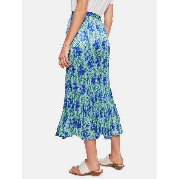 Jigsaw Tie Dye Crinkle Silk Mix Skirt