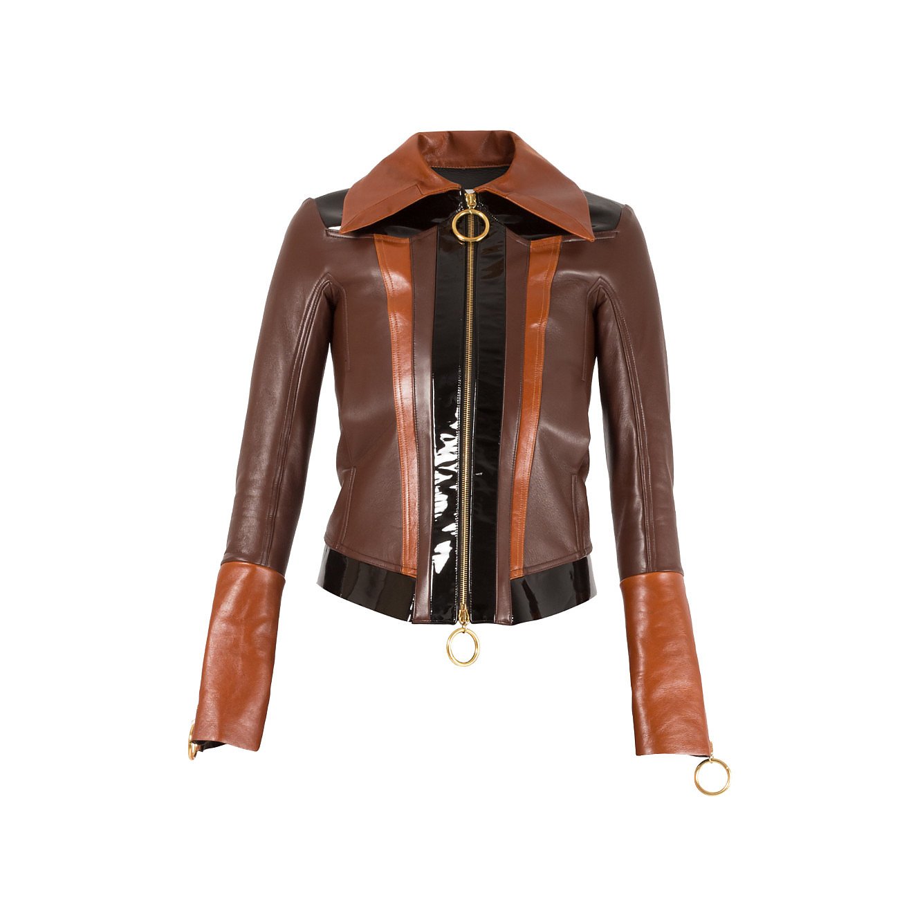 Thomas Tait Panelled Leather Jacket