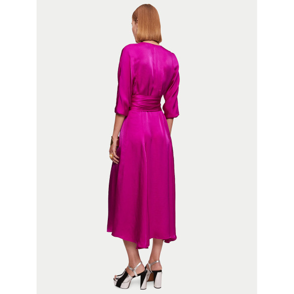 Jigsaw Hammered Satin Sash Dress