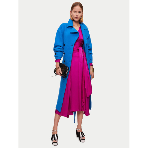 Jigsaw Hammered Satin Sash Dress