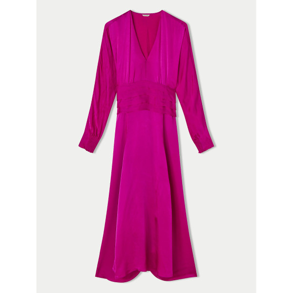 Jigsaw Hammered Satin Sash Dress