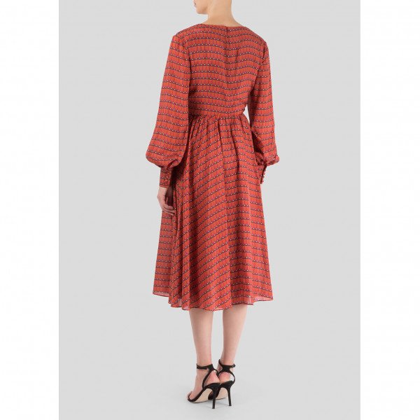 Dhela Firebug Silk Dress