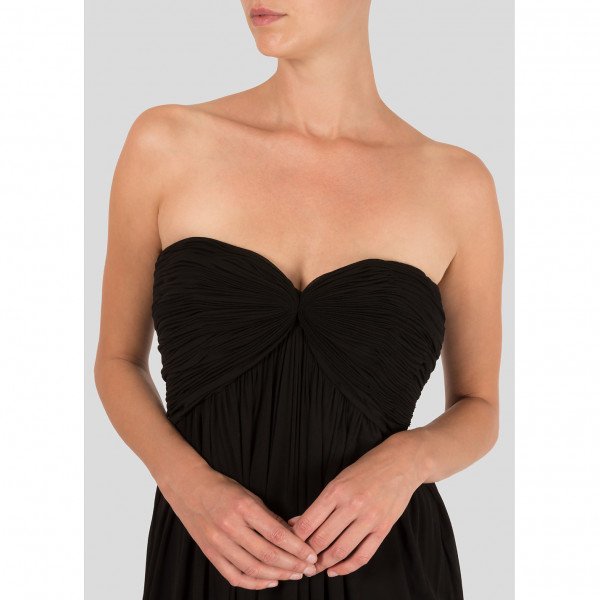 Sophia Kokosalaki Ruched Strapless Gown