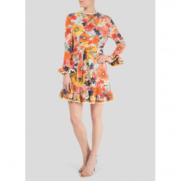 CeliaB Clover Ruffle Mini Dress