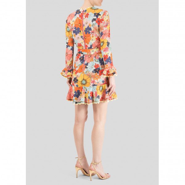 CeliaB Clover Ruffle Mini Dress