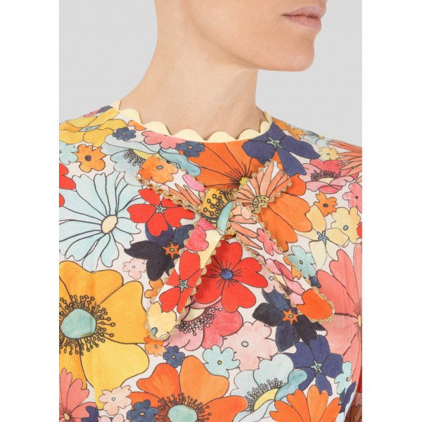 CeliaB Clover Ruffle Mini Dress