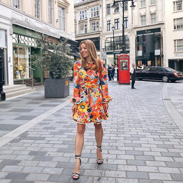CeliaB Clover Ruffle Mini Dress