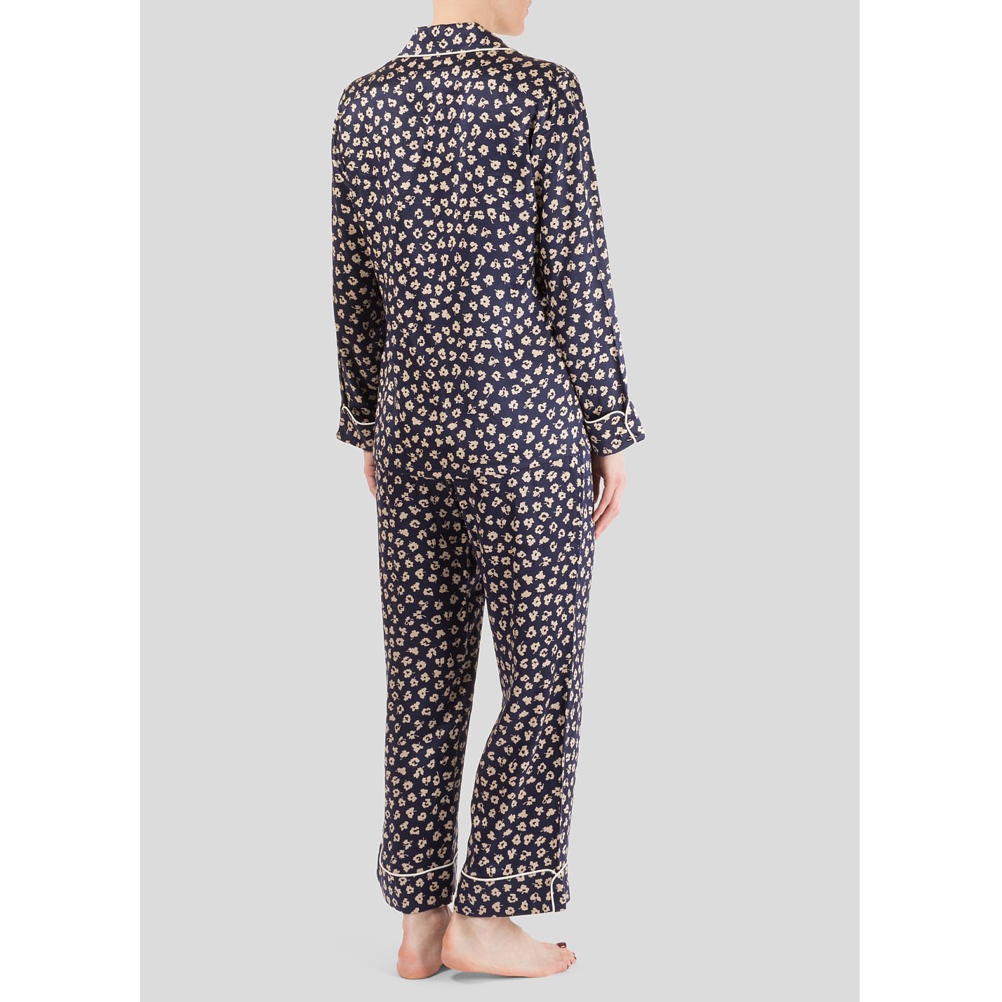 Olivia von Halle Silk Satin Pyjama Set