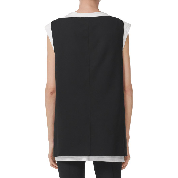 Burberry Silk Reconstructed Tailored Jacket
