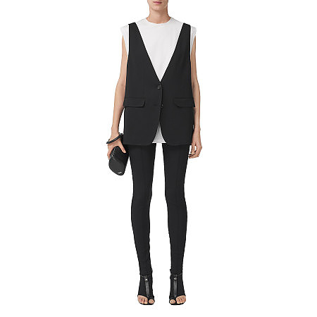 Rent Buy Burberry Sleeveless Wool Tailored Jacket MY WARDROBE HQ