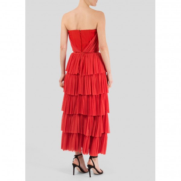 Emilio De La Morena Drew Ruffle Gown