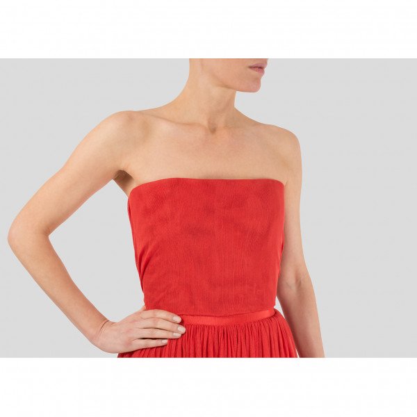 Emilio De La Morena Drew Ruffle Gown