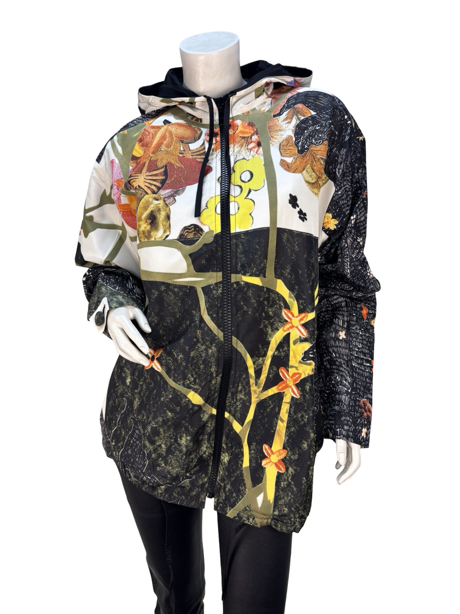 PRADA Floral Waterproof Rain Jacket
