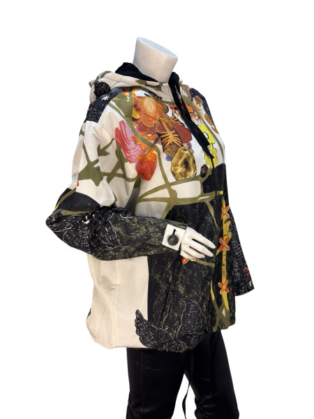 PRADA Floral Waterproof Rain Jacket