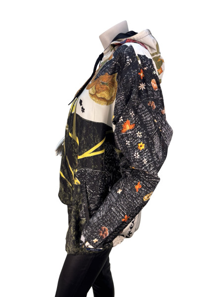 PRADA Floral Waterproof Rain Jacket