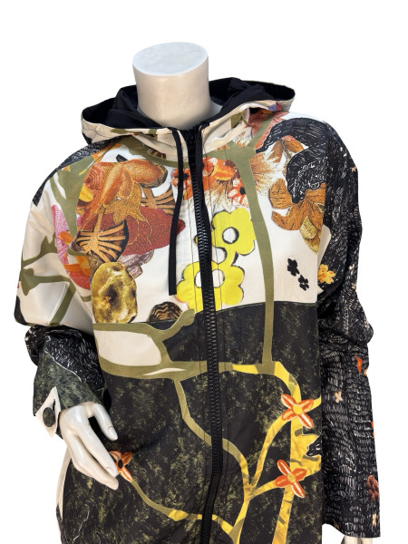PRADA Floral Waterproof Rain Jacket
