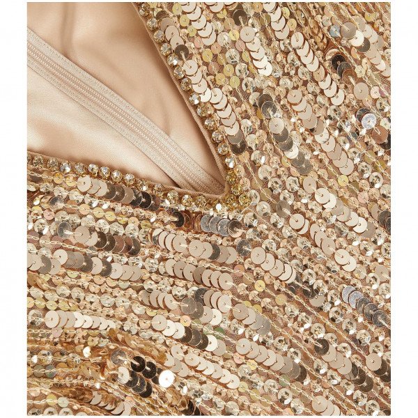 Jenny Packham Fifi Sequin Midi Dress
