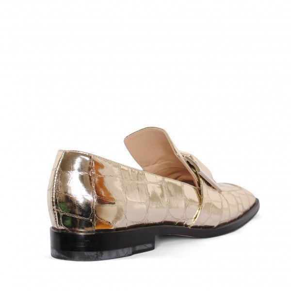 Sergio Rossi Metallic Loafers