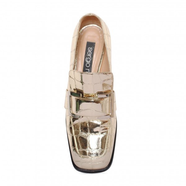 Sergio Rossi Metallic Loafers