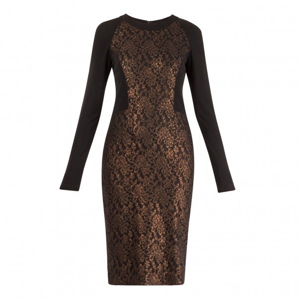 Rent Buy Prabal Gurung Metallic Baroque Lace Dress MY WARDROBE HQ