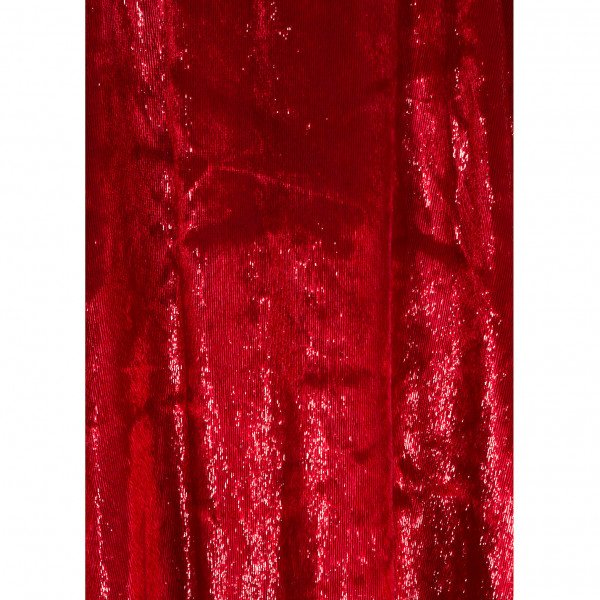 Dhela Ruffled Velvet Midi Dress