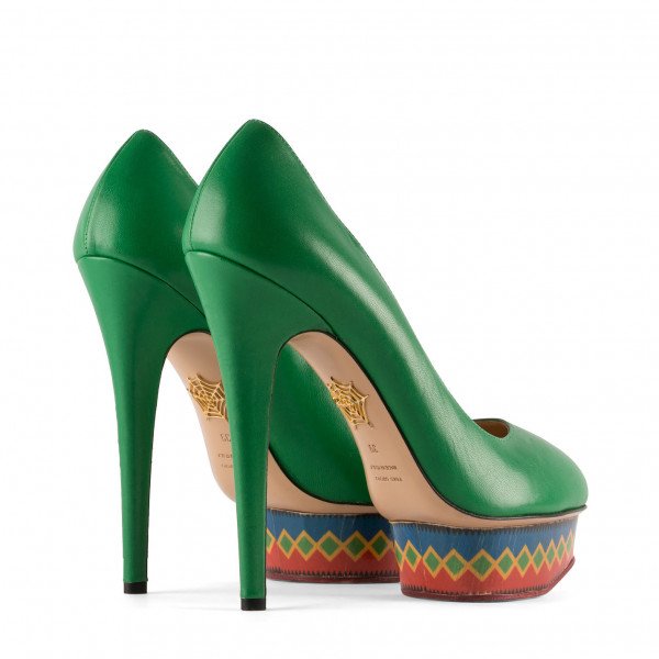 Charlotte Olympia Patterned-Platform Pumps