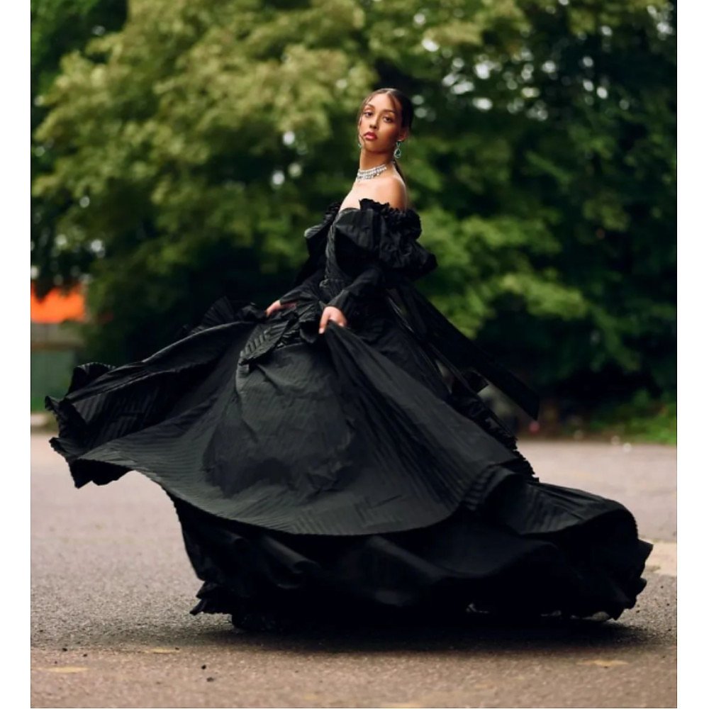House Of Sheldonhall Mourning Gown