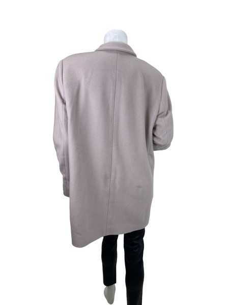 Brunello Cucinelli Double-Breasted Wool Coat with Monili Trim