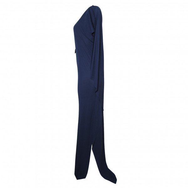 Roland Mouret Asymmetric Draped Maxi Dress