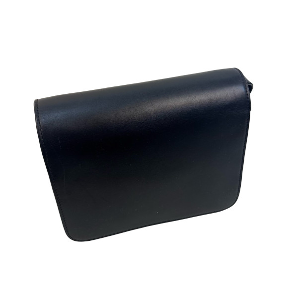 Burberry TB Logo-Plaque Leather Crossbody Bag