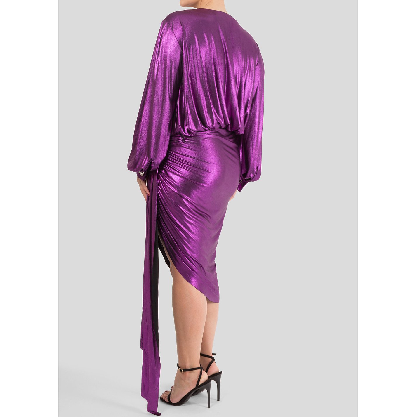alexandre vauthier purple dress