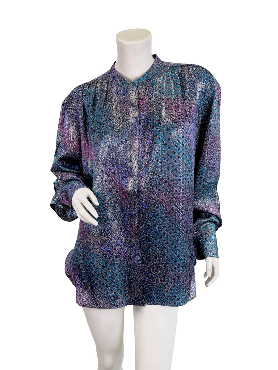 Isabel Marant Multicolour Silk Button Up Shirt