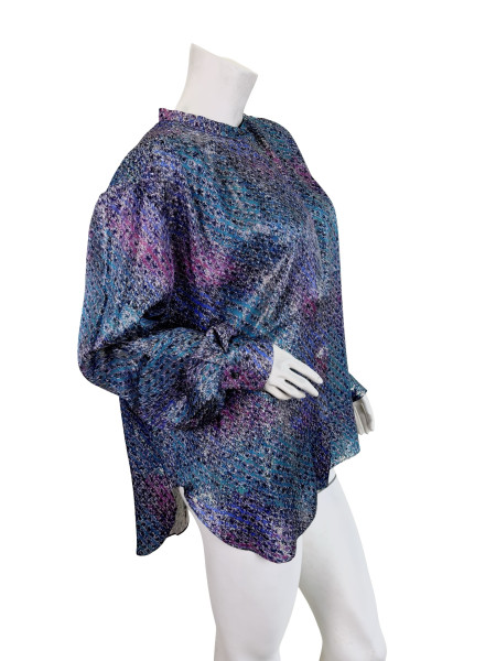 Isabel Marant Multicolour Silk Button Up Shirt