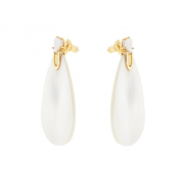 All We Are Perla Shell Drop Earrings