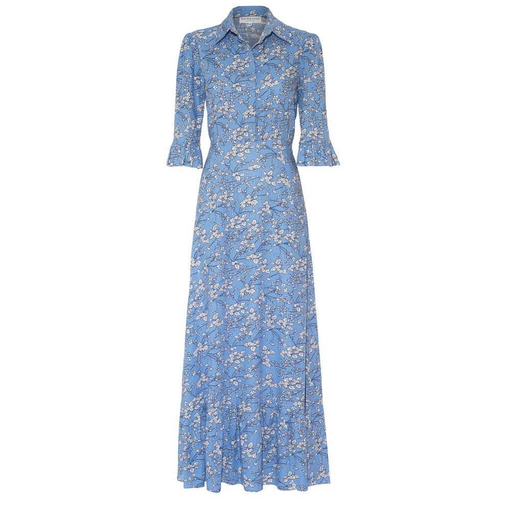 Damselfly London Pandora Dress In Lily Of The Valley