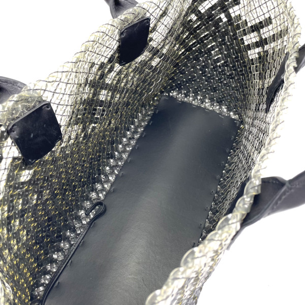 Bottega Veneta Bottega Veneta Limited Edition Gradient PVC and Leather Intrecciato Cabat Tote Bag