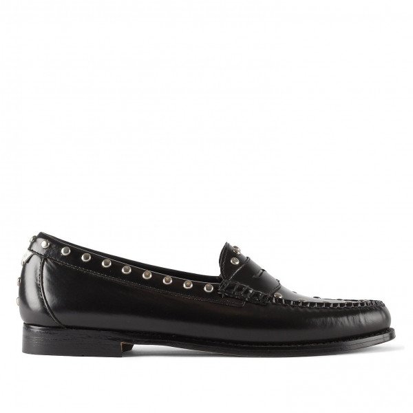 Rent Buy RE DONE Studded Leather Loafers MY WARDROBE HQ
