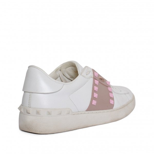 Valentino Rockstud Untitled 11 Colourblock Leather Sneakers