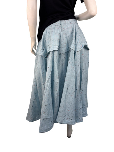 Bottega Veneta Bottega Veneta Blue A Line Skirt
