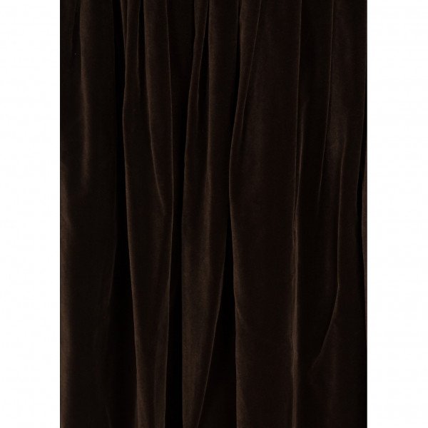 Saint Laurent Gathered Velvet Skirt