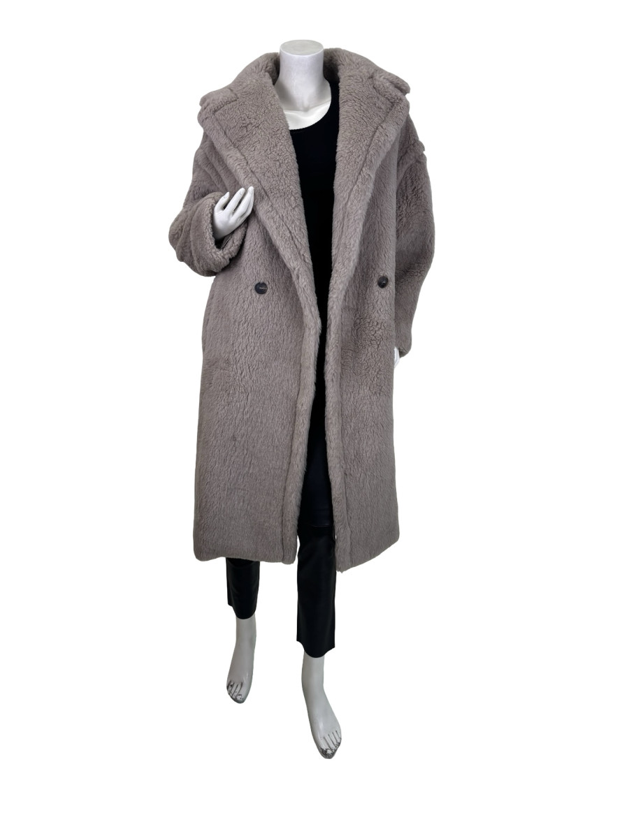 Max Mara Teddy Bear Coat in Taupe