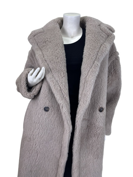 Max Mara Teddy Bear Coat in Taupe