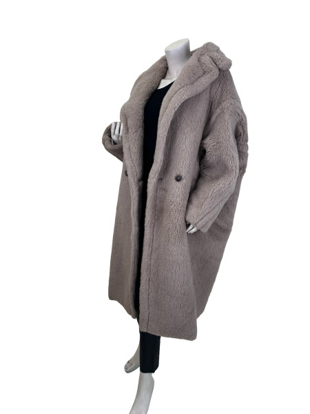 Max Mara Teddy Bear Coat in Taupe